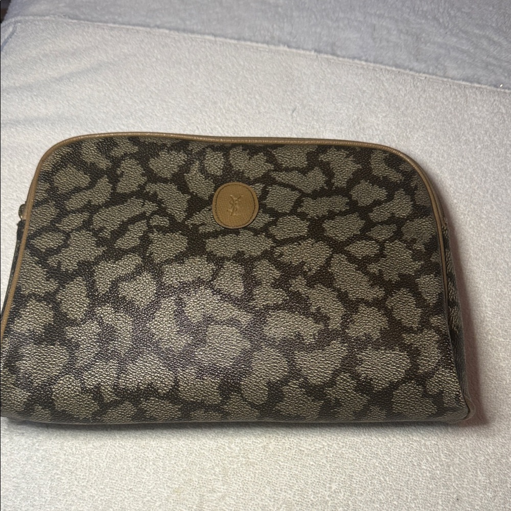 Yves Saint Laurent Vintage Clutch/Cosmetic Pouch